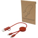 Citala kabel do synchronizacji danych i szybkiego ładowania 5 w 1 27 W o długości 30 cm z tworzyw sztucznych pochodzących z r 124427 - Ceglasty