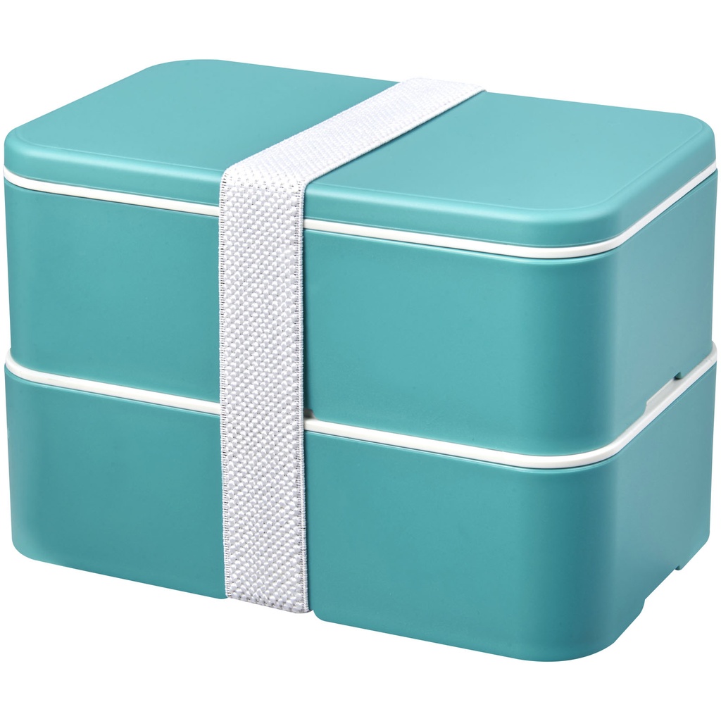MIYO Renew dwuczęściowy lunchbox 210182 - Rafowy niebiesko-biały