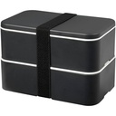 MIYO Renew dwuczęściowy lunchbox 210182 - Granitowo-czarny
