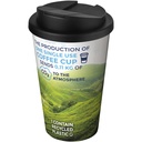 Kubek Brite-Americano® 350 ml z wieczkiem zapobiegającym rozchlapaniu 210697 - Biało-czarny