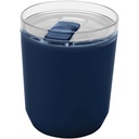 Hudson kubek z podwójnymi ściankami o pojemności 180 ml wykonany z tworzyw sztucznych pochodzących z recyklingu 100852 - Granatowy