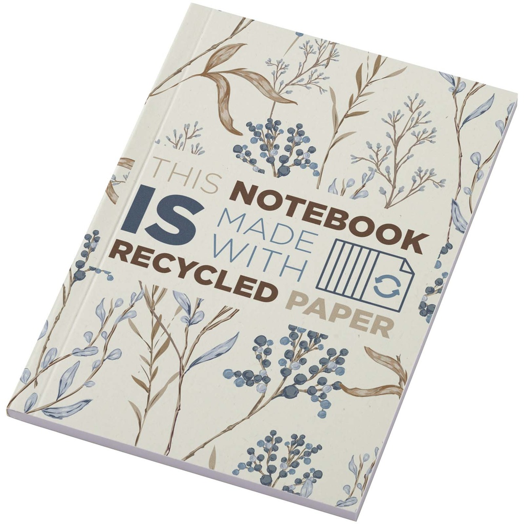 Notatnik A6 Novella Austen Colours z miękką okładką z materiału z recyklingu, 50 kartek 210263 - Kość słoniowa