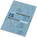 Notatnik A6 Novella Austen Colours z miękką okładką z materiału z recyklingu, 50 kartek 210263 - Niebieski