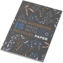 Notatnik A6 Novella Austen Colours z miękką okładką z materiału z recyklingu, 50 kartek 210263 - Węgiel drzewny