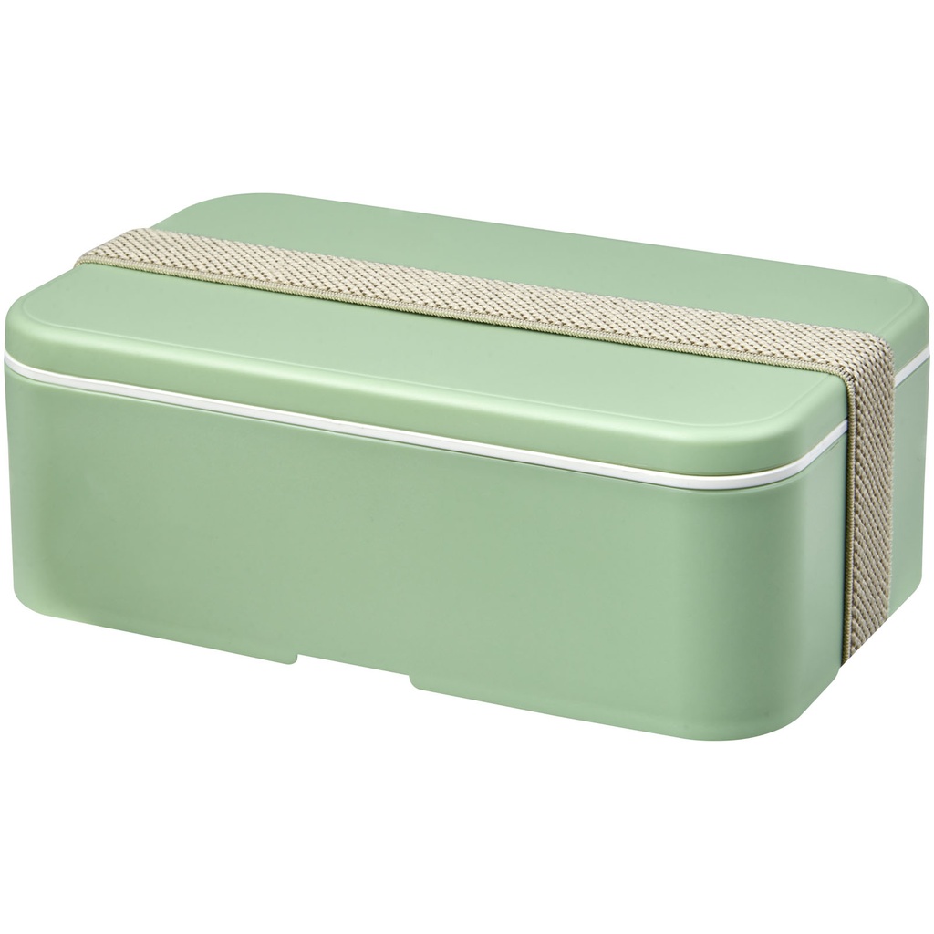 MIYO Renew jednoczęściowy lunchbox 210181 - Szklany zielono-kamienny szary