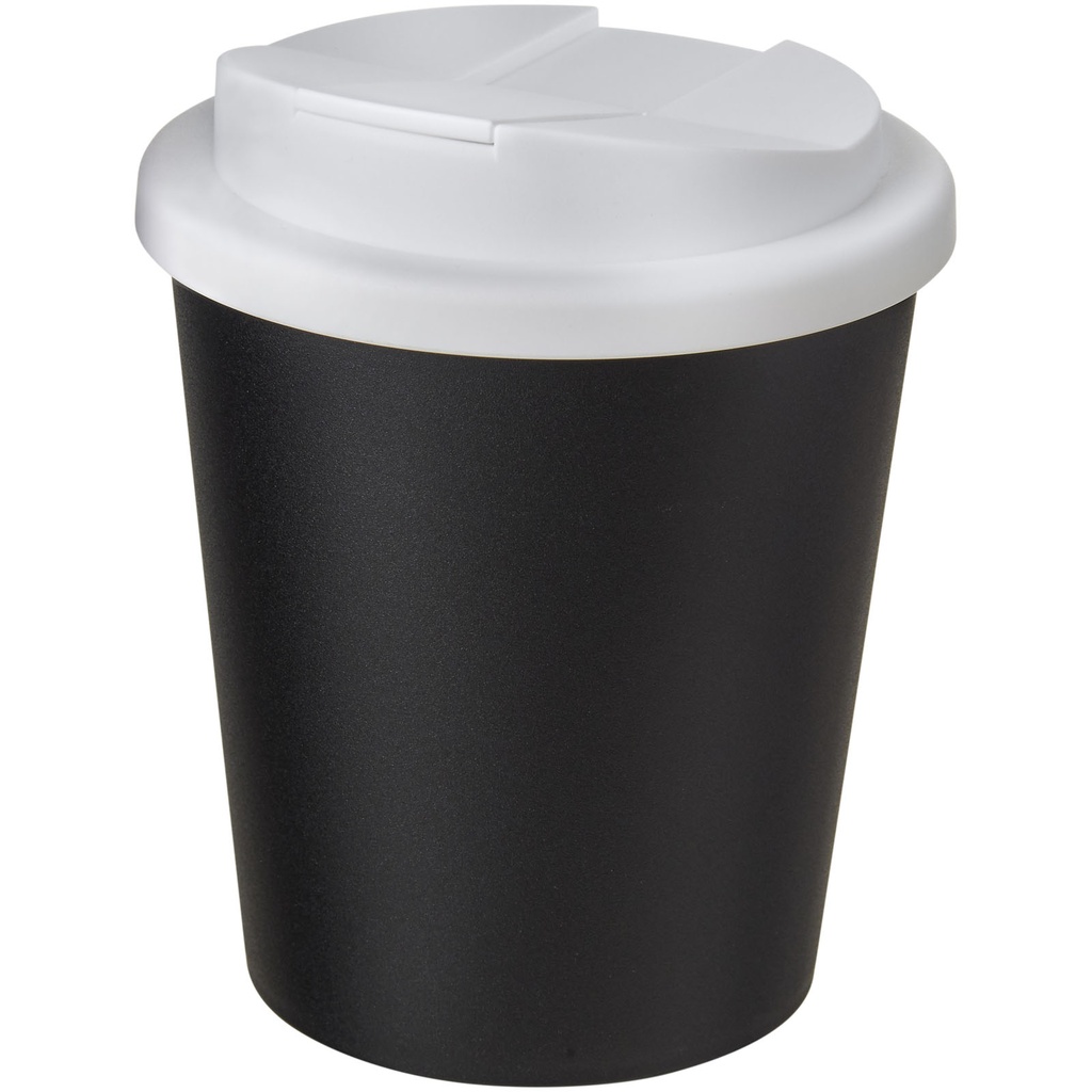 Americano® Espresso 250 ml tumbler with spill-proof lid 210699 - Czarno-biały