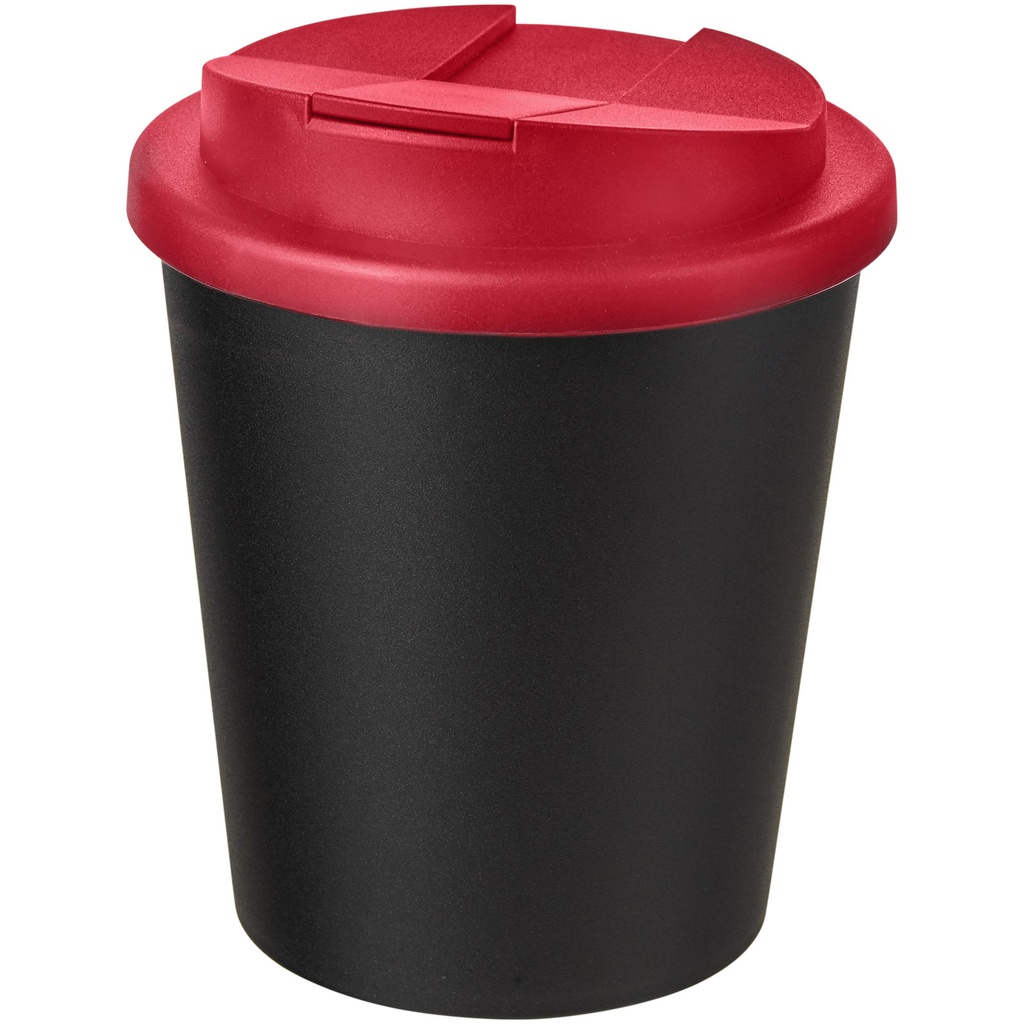 Americano® Espresso 250 ml tumbler with spill-proof lid 210699 - Czarno-czerwony