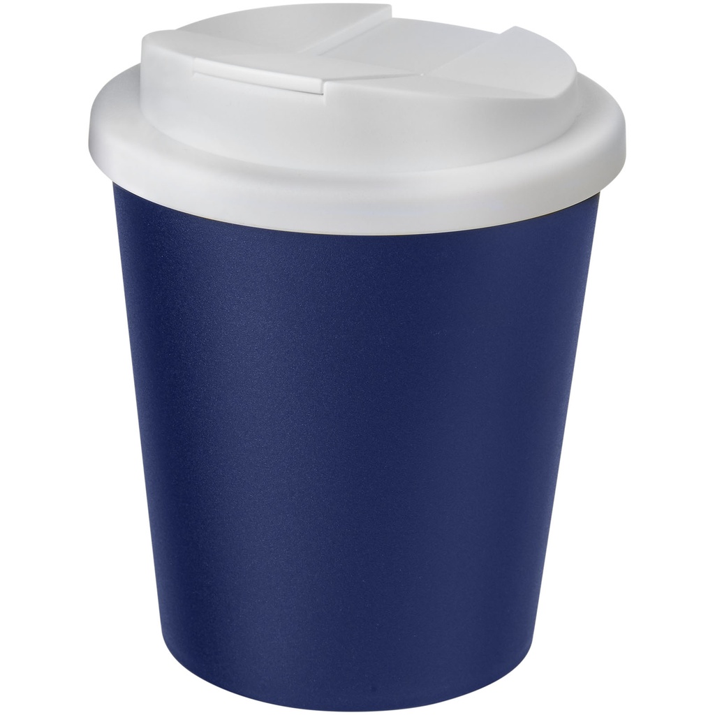 Americano® Espresso 250 ml tumbler with spill-proof lid 210699 - Niebiesko-biały