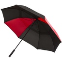 Jeff 30-calowy wiatroodporny parasol golfowy 109419 - Czerwony