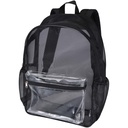 Mesh plecak z materiału pochodzącego z recyklingu o pojemności 18 l 130137 - Czarny