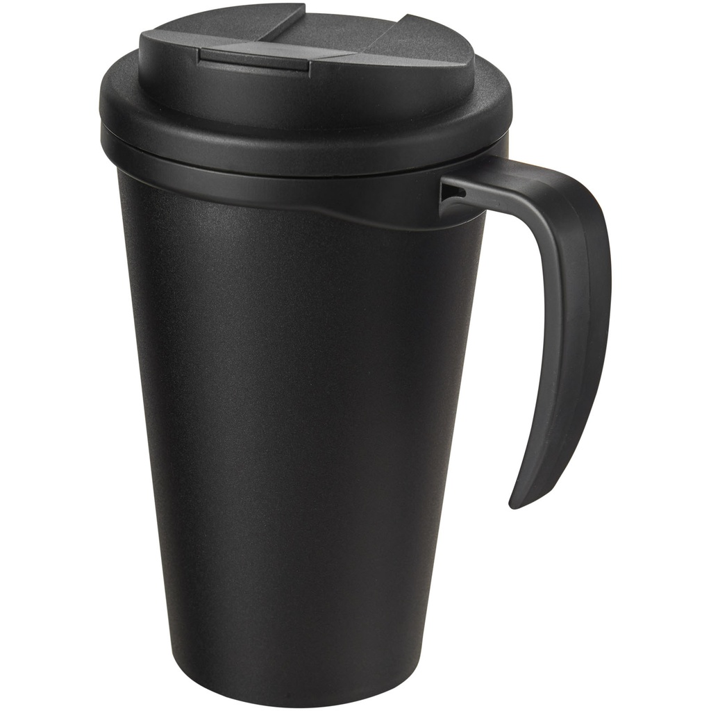 Americano® Grande 350 ml mug with spill-proof lid 210421 - Czarny