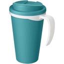 Americano® Grande 350 ml mug with spill-proof lid 210421 - Akwamarynowy