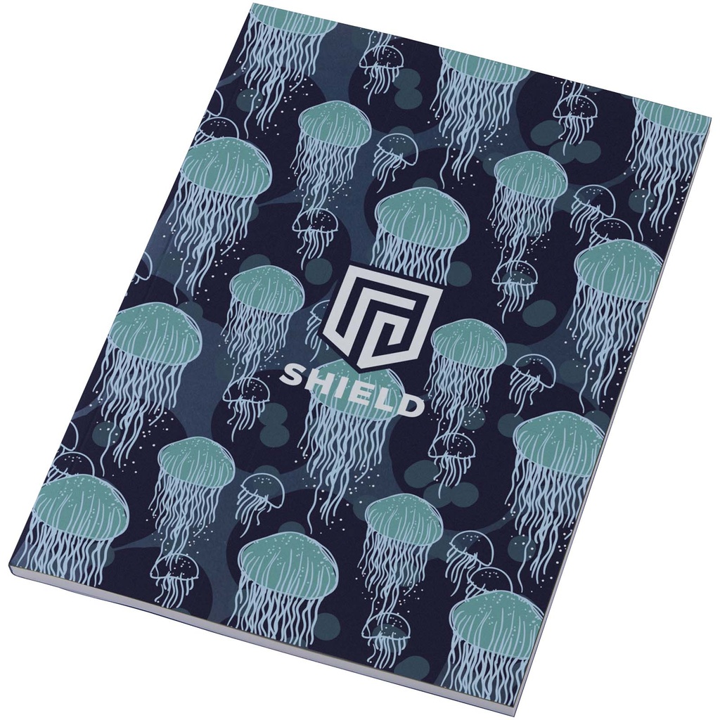 Notatnik A5 Novella Austen Colours z miękką okładką, 50 kartek 210243 - Niebieski