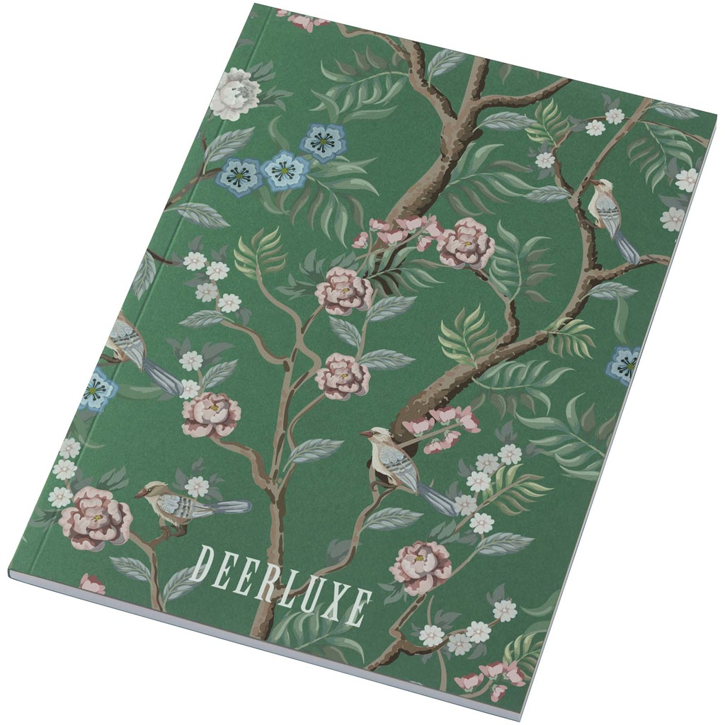 Notatnik A5 Novella Austen Colours z miękką okładką, 50 kartek 210243 - Zielony