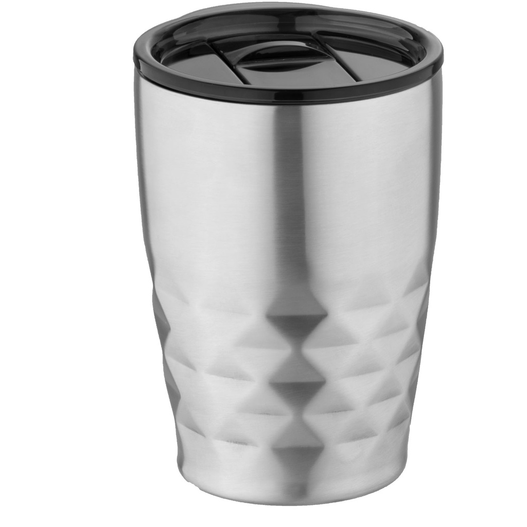Kubek termiczny Geo 350 ml z izolacją próżniowo miedzianą 100455 - Srebrny