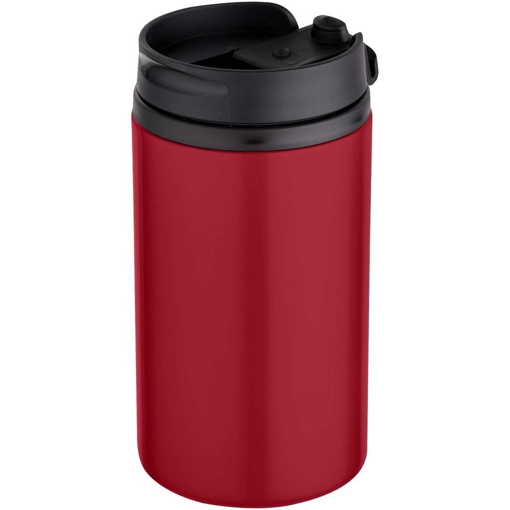 Mojave izolowany kubek o pojemności 250 ml ze stali nierdzewnej pochodzącej z recyklingu z certyfikatem RCS 100762 - Czerwony