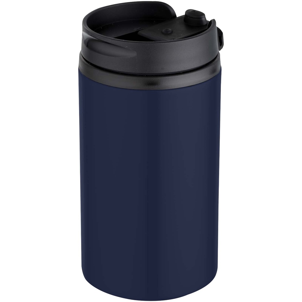Mojave izolowany kubek o pojemności 250 ml ze stali nierdzewnej pochodzącej z recyklingu z certyfikatem RCS 100762 - Granatowy