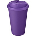 Kubek Americano® Eco z recyklingu o pojemności 350 ml z pokrywą odporną na zalanie 210425 - Fioletowy