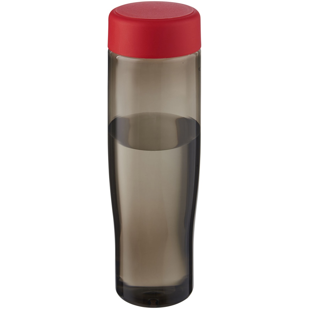 H2O Active® Eco Tempo 700 ml bidon z zakrętką 210450 - Czerwono-węgiel drzewny