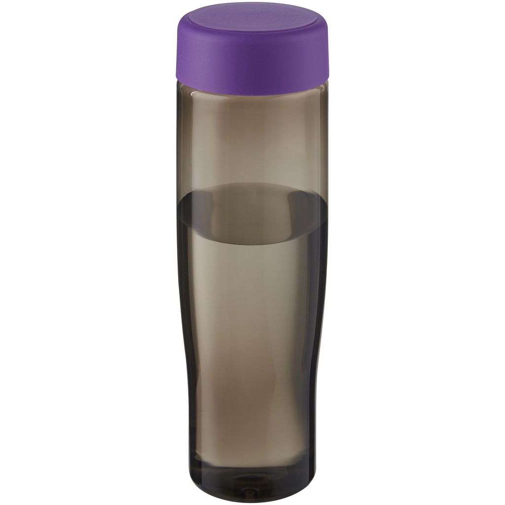 H2O Active® Eco Tempo 700 ml bidon z zakrętką 210450 - Fioletowo-węgiel drzewny