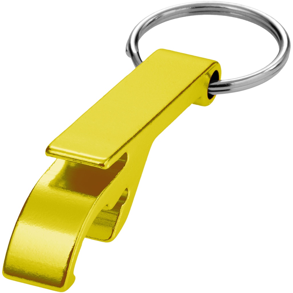 Brelok aluminiowy Tao z otwieraczem do butelek i puszek 118018 - Złoty