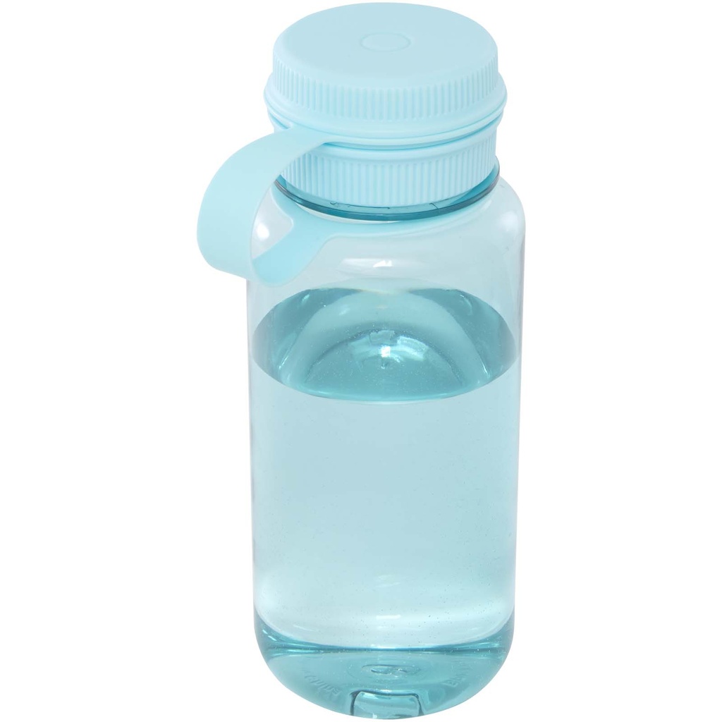 Butelka sportowa Ryder z materiału RPET, z certyfikatem RCS, o pojemności 900 ml, z wielofunkcyjną zakrętką 100837 - Turkusowy