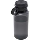 Butelka sportowa Ryder z materiału RPET, z certyfikatem RCS, o pojemności 900 ml, z wielofunkcyjną zakrętką 100837 - Czarny