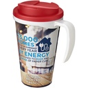 Kubek Brite-Americano® 350 ml z wieczkiem zapobiegającym rozchlapaniu 210420 - Biało-czerwony