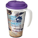 Kubek Brite-Americano® 350 ml z wieczkiem zapobiegającym rozchlapaniu 210420 - Biało-fioletowy
