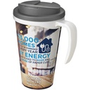 Kubek Brite-Americano® 350 ml z wieczkiem zapobiegającym rozchlapaniu 210420 - Biało-szary