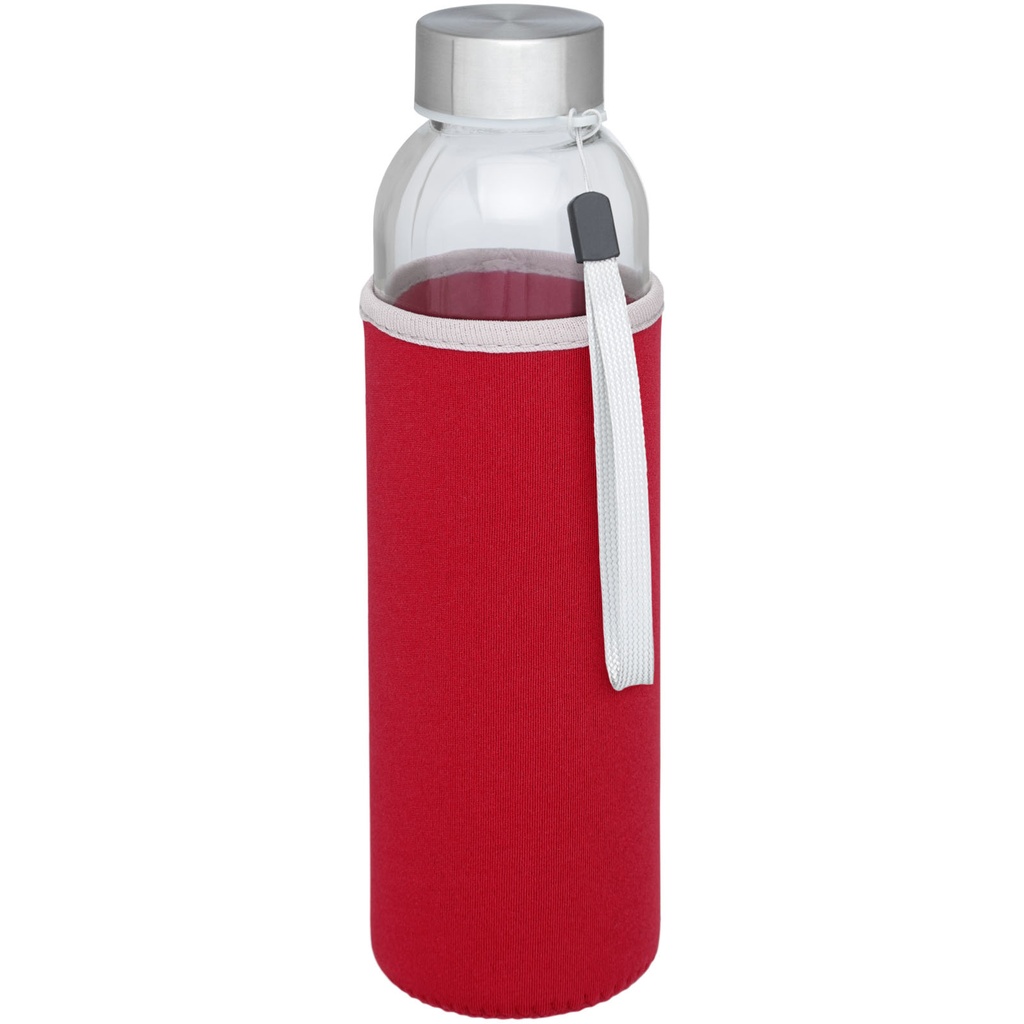 Bidon szklany Bodhi o pojemności 500 ml 100656 - Czerwony