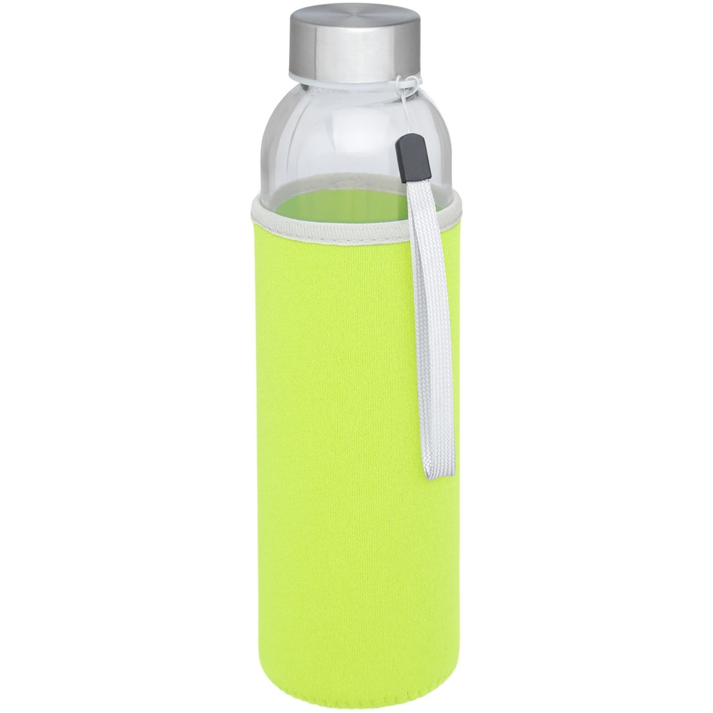 Bidon szklany Bodhi o pojemności 500 ml 100656 - Limonkowy