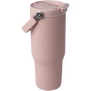 Kubek Bronx o pojemności 900 ml, z izolacją próżniową, wykonany ze recyklingowanej stali nierdzewnej z certyfikatem RCS i z m 100864 - Przygaszony róż