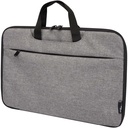 Libra etui na laptopa 2 w 1 o pojemności 3 l wykonane z materiałów z recyklingu z certyfikatem GRS 130085 - Melanż szary