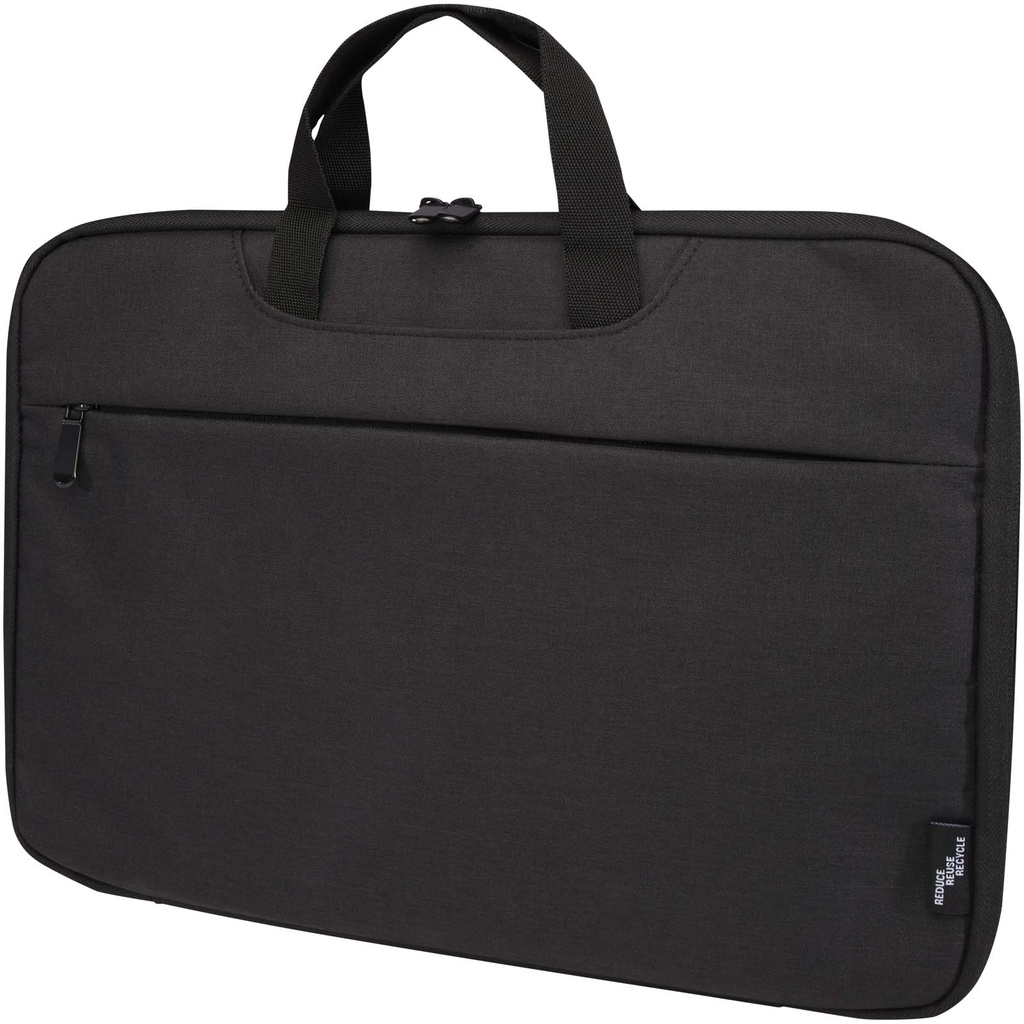 Libra etui na laptopa 2 w 1 o pojemności 3 l wykonane z materiałów z recyklingu z certyfikatem GRS 130085 - Melanż węglowy