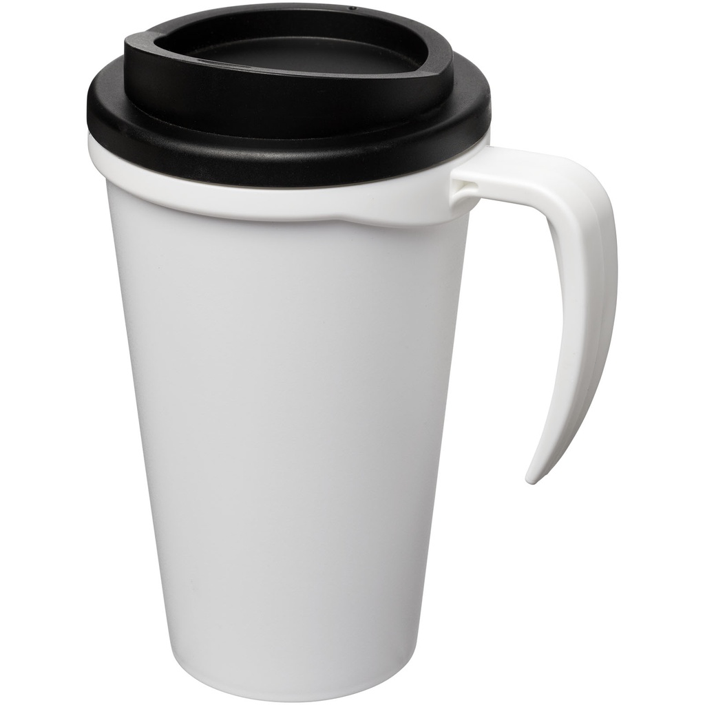 Kubek termiczny z serii Americano® Grande o pojemności 350 ml 210004 - Biało-czarny