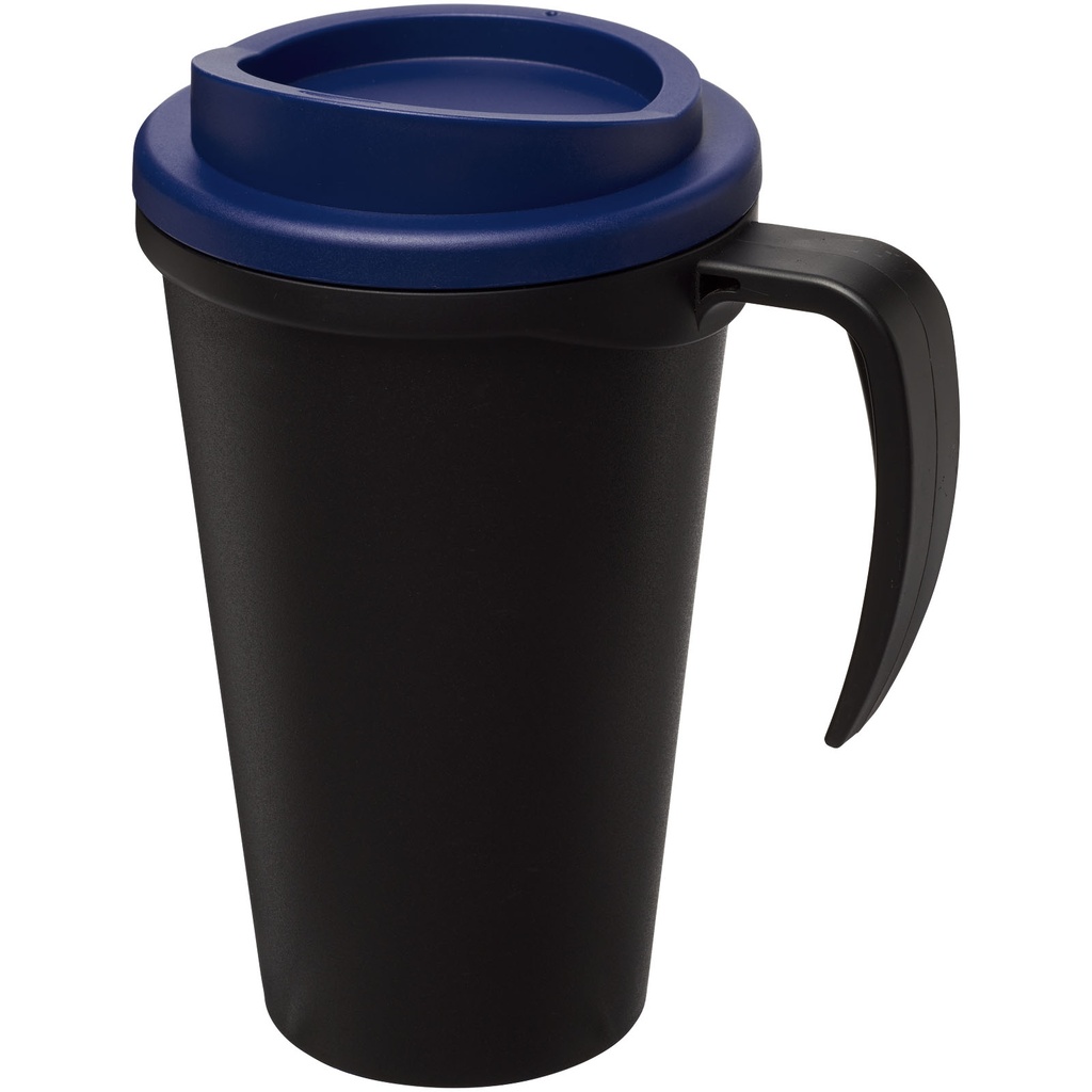 Kubek termiczny z serii Americano® Grande o pojemności 350 ml 210004 - Czarno-niebieski