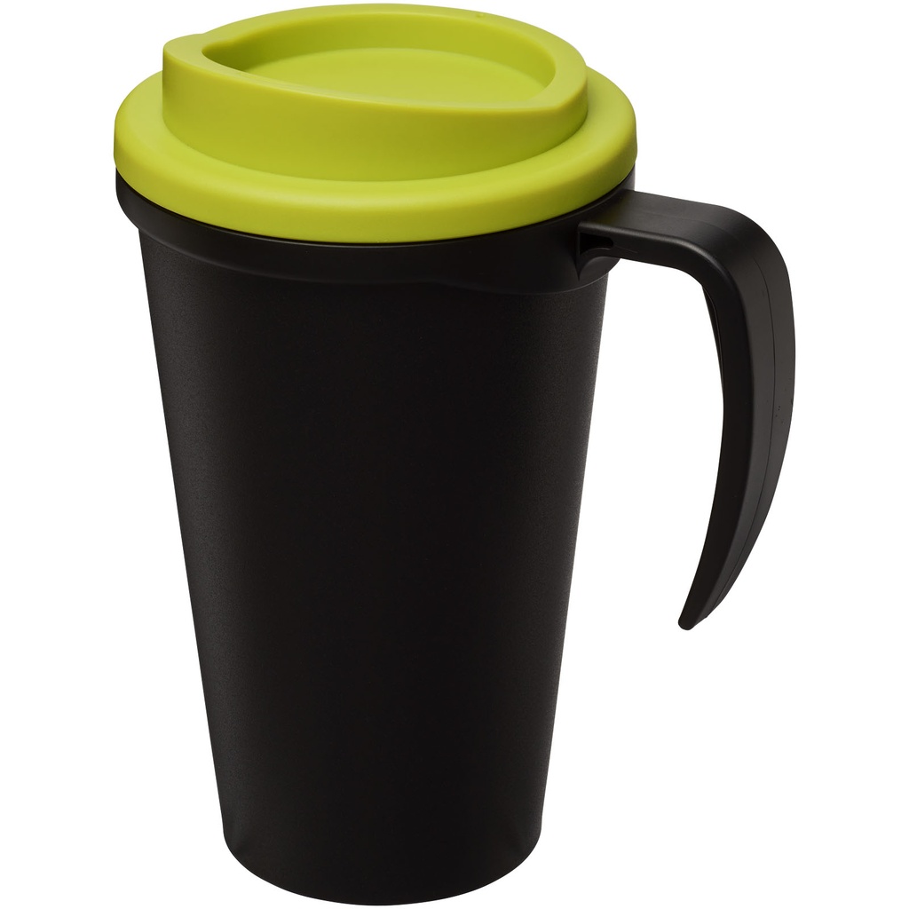 Kubek termiczny z serii Americano® Grande o pojemności 350 ml 210004 - Czarno-limonkowy