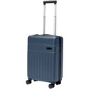 Rover twarda walizka na kółkach z tworzyw sztucznych pochodzących z recyklingu z certyfikatem GRS o wysokości 51 cm i pojemno 130049 - Szaroniebieski