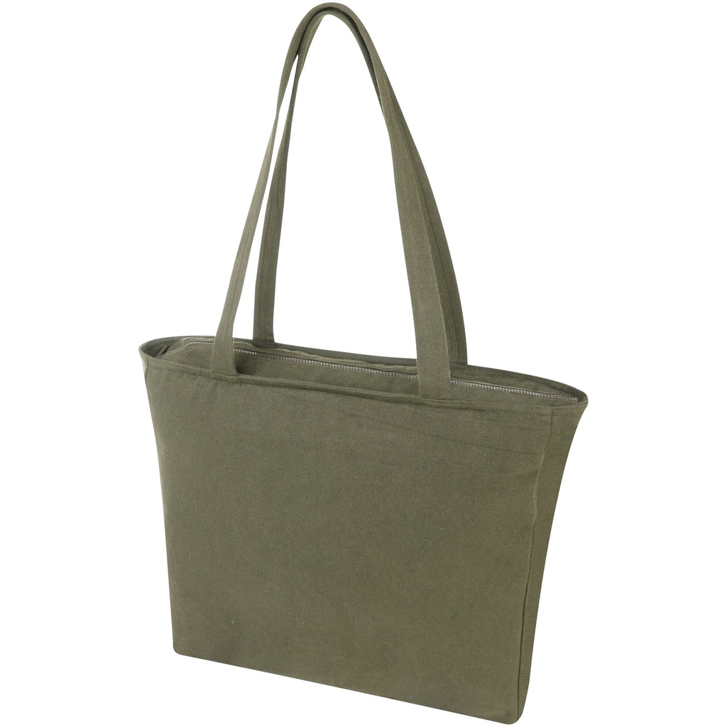 Trace Weekender torba na zakupy z materiału z recyklingu o gramaturze 500 g/m² 120712 - Zielony