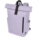 Byron plecak na laptopa 15,6 cala z tworzywa RPET z certyfikatem GRS z zawijanym zamknięciem, 18 l 120659 - Liliowy