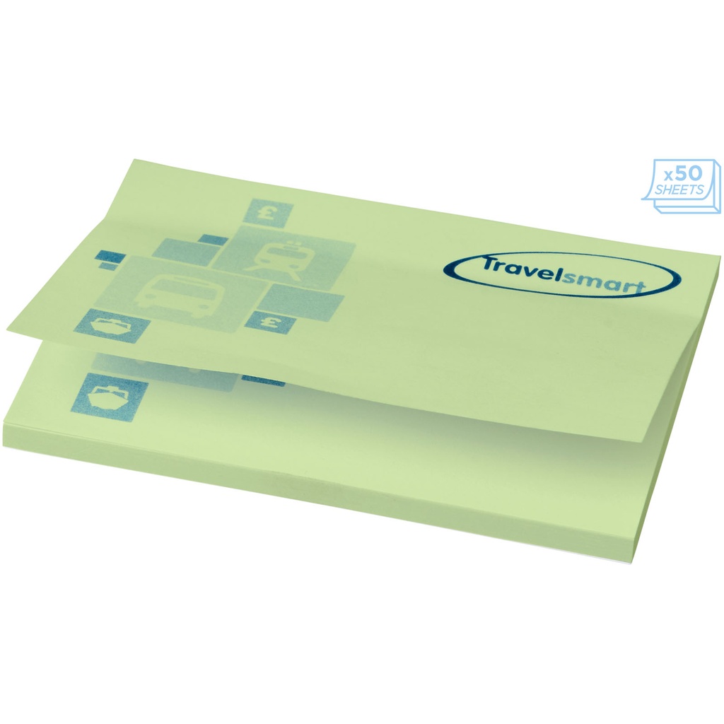 Karteczki samoprzylepne Sticky-Mate® 100x75 21094032 - Miętowy zielony