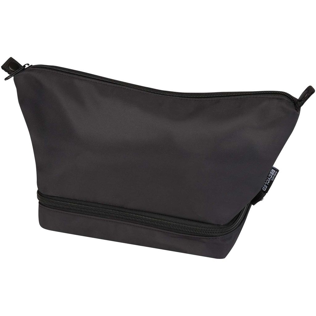 Trip Aware™, kosmetyczka podróżna wykonana z materiałów z recyklingu, 6 l 120766 - Czarny