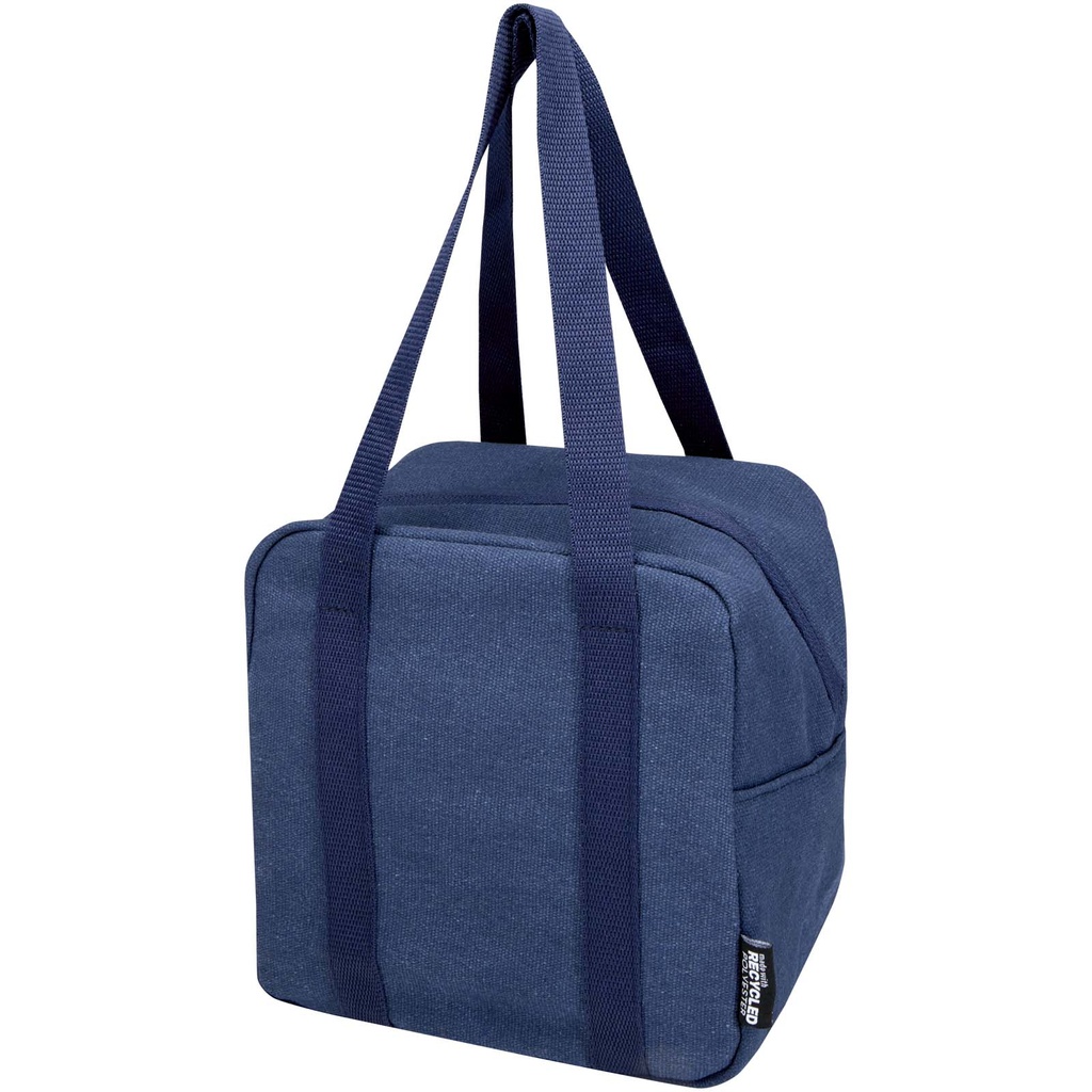 Recanvas torba termiczna na lunch z certyfikatem GRS z recyklingu, 5 l 130126 - Granatowy