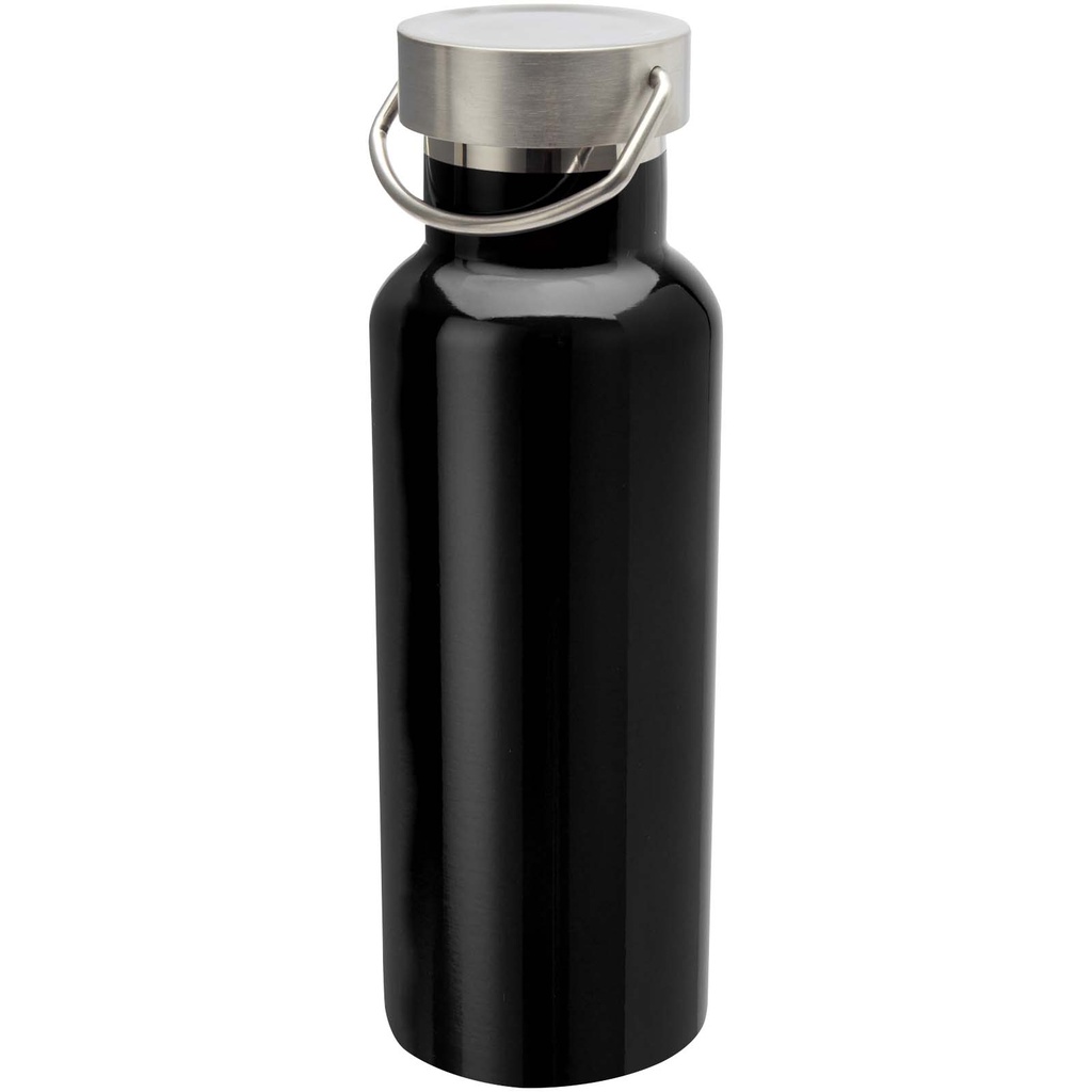 Thor butelka na wodę o pojemności 500 ml wykonana ze stali nierdzewnej z certyfikatem RCS 100819 - Czarny