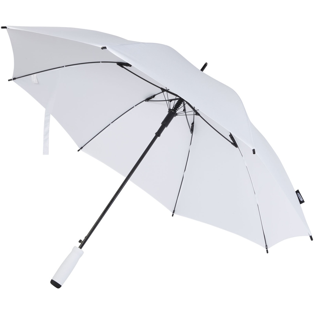 Niel automatyczny parasol o średnicy 58,42 cm wykonany z PET z recyklingu 109418 - Biały