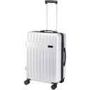 Rover rozszerzana walizka na kółkach z tworzyw sztucznych pochodzących z recyklingu na 24-calowego laptopa z certyfikatem GRS 130097 - Srebrny