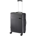 Rover rozszerzana walizka na kółkach z tworzyw sztucznych pochodzących z recyklingu na 24-calowego laptopa z certyfikatem GRS 130097 - Czarny