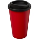 Americano® 350 ml kubek termoizolowany 220001 - Czarno-czerwony