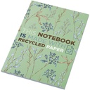 Notatnik A5 Novella Austen Colours z miękką okładką z materiału z recyklingu, 50 kartek 210249 - Zielony